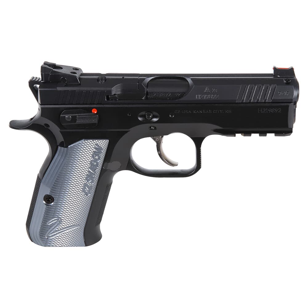 CZ-USA Shadow 2 9mm 4&quot; Bbl 15rd Optics-Ready Compact Pistol w/Fiber Optic Front Sights, Adjustable Rear Sights &amp; Manual Safety 91252