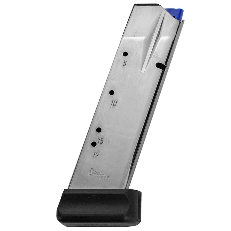 CZ-USA 75/SP-01 Shadow 2 9mm 19rd Nickel Plastic Plus 2 Base Pad Magazine 11161