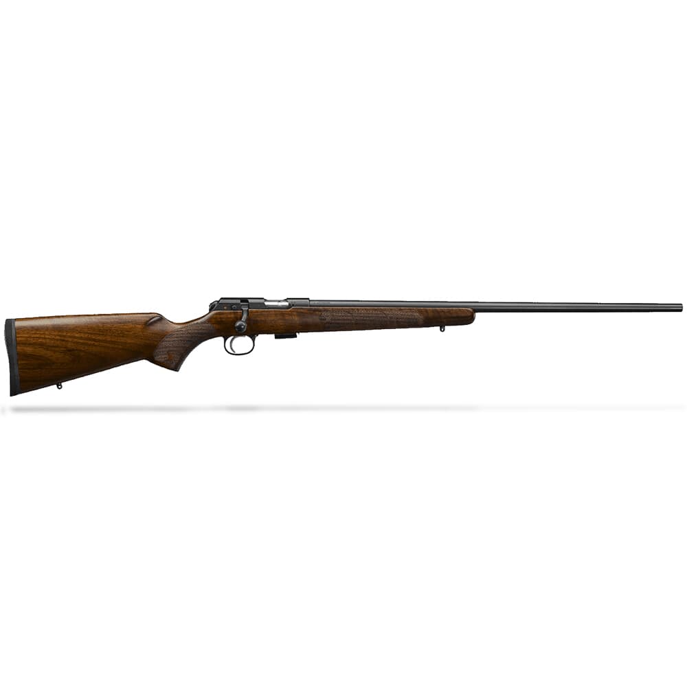 CZ-USA 457 American .17 HMR 24&quot; Nitride, Walnut, American-Style, 11mm Dovetail 5rd Rimfire Rifle 02312