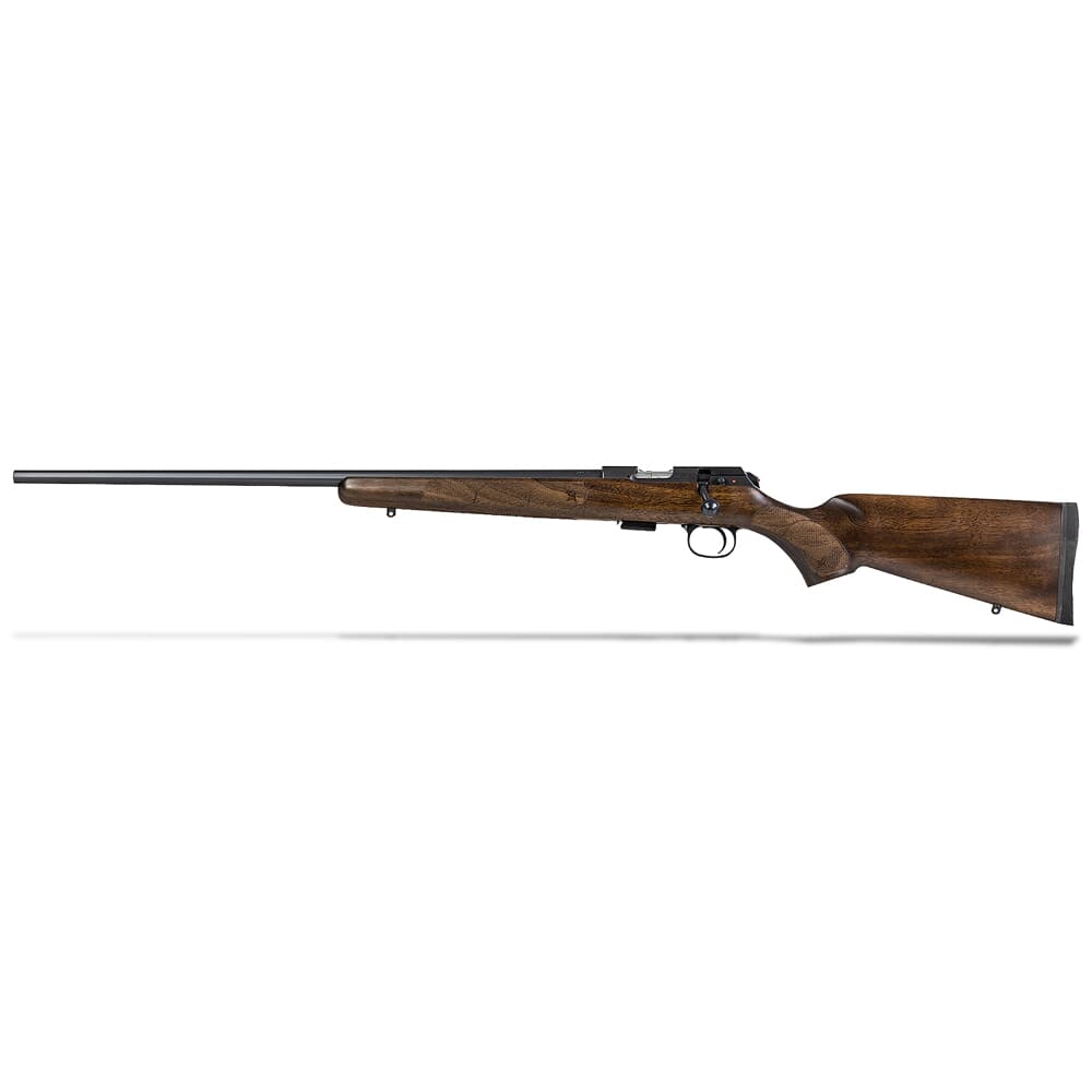 CZ-USA 457 American Left-Hand .22 LR 24" Bbl Walnut American-Style 5rd Rimfire Rifle w/11mm Dovetail 02390