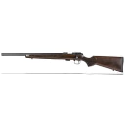 CZ-USA Varmint Left-Hand .22 LR 20" Bbl Walnut Varmint-Style 5rd Rimfire Rifle w/11mm Dovetail 02392