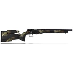 CZ-USA 457 Varmint Precision Trainer MTR .22 LR 16.2" 1/2x28 Nitride, 11mm Dovetail 5rd Rimfire Rifle, Manners Composite Camo Stock, Adj Cheek 02355