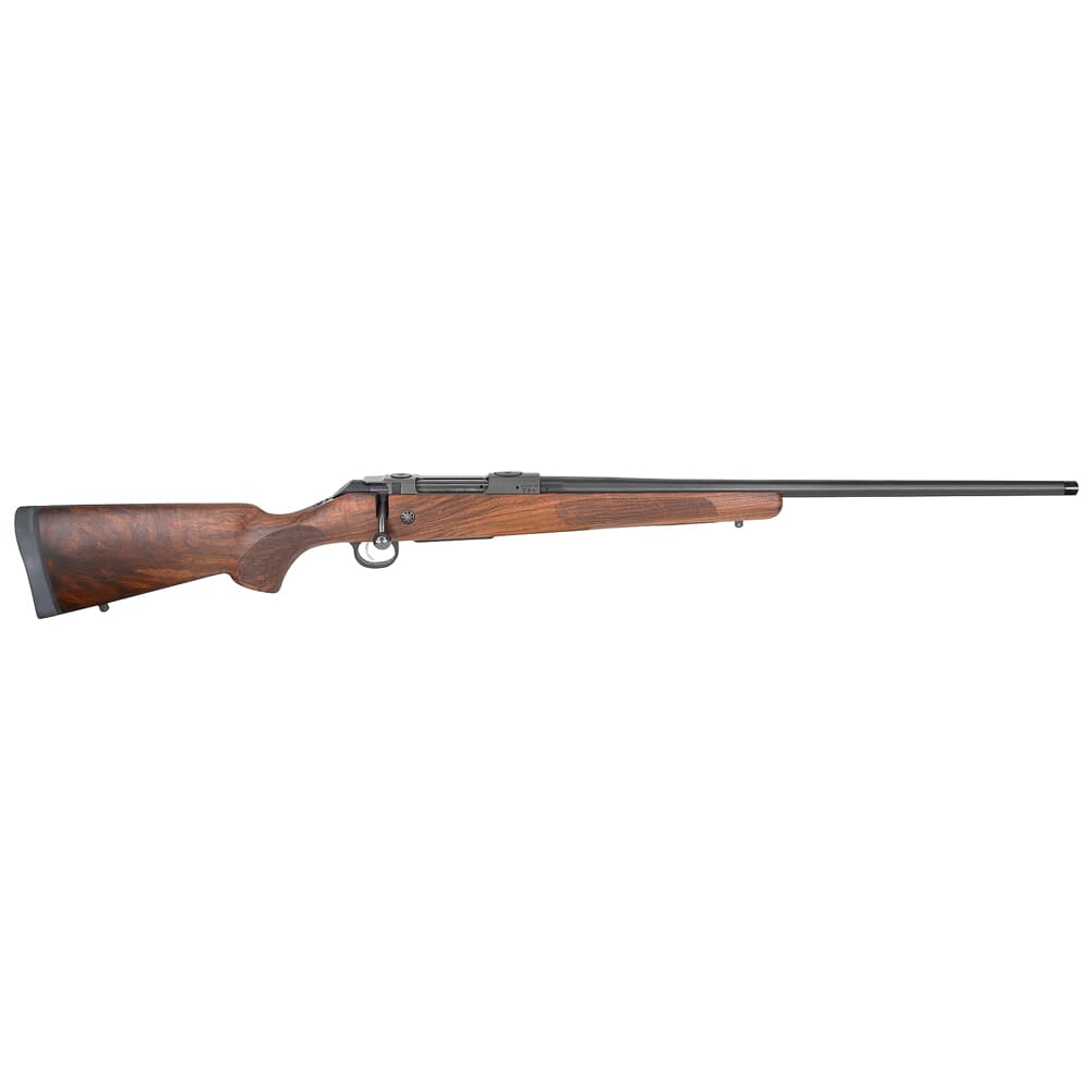 CZ-USA 600 ST2 American High Grade 6.5 Creedmoor 20&quot; 9/16x24 Bbl Drilled/Tapped 5rd Grade Dark++ Walnut Rifle 07717