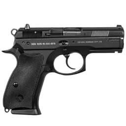 CZ-USA 75 P-01 9mm 10rd Blk Handgun w/Polycoat Alum, Fixed Sights, Decocker, Blk Rubber Grips, 01199