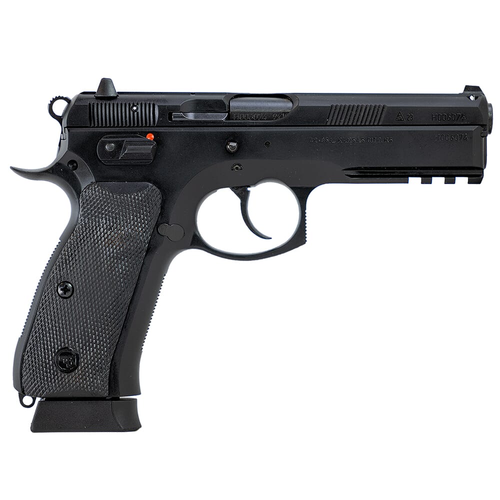 CZ-USA 75 SP-01 Tactical 9mm Blk 10rd Handgun w/Luminescent Front/Rear Sights & Ambi Decocker 81353