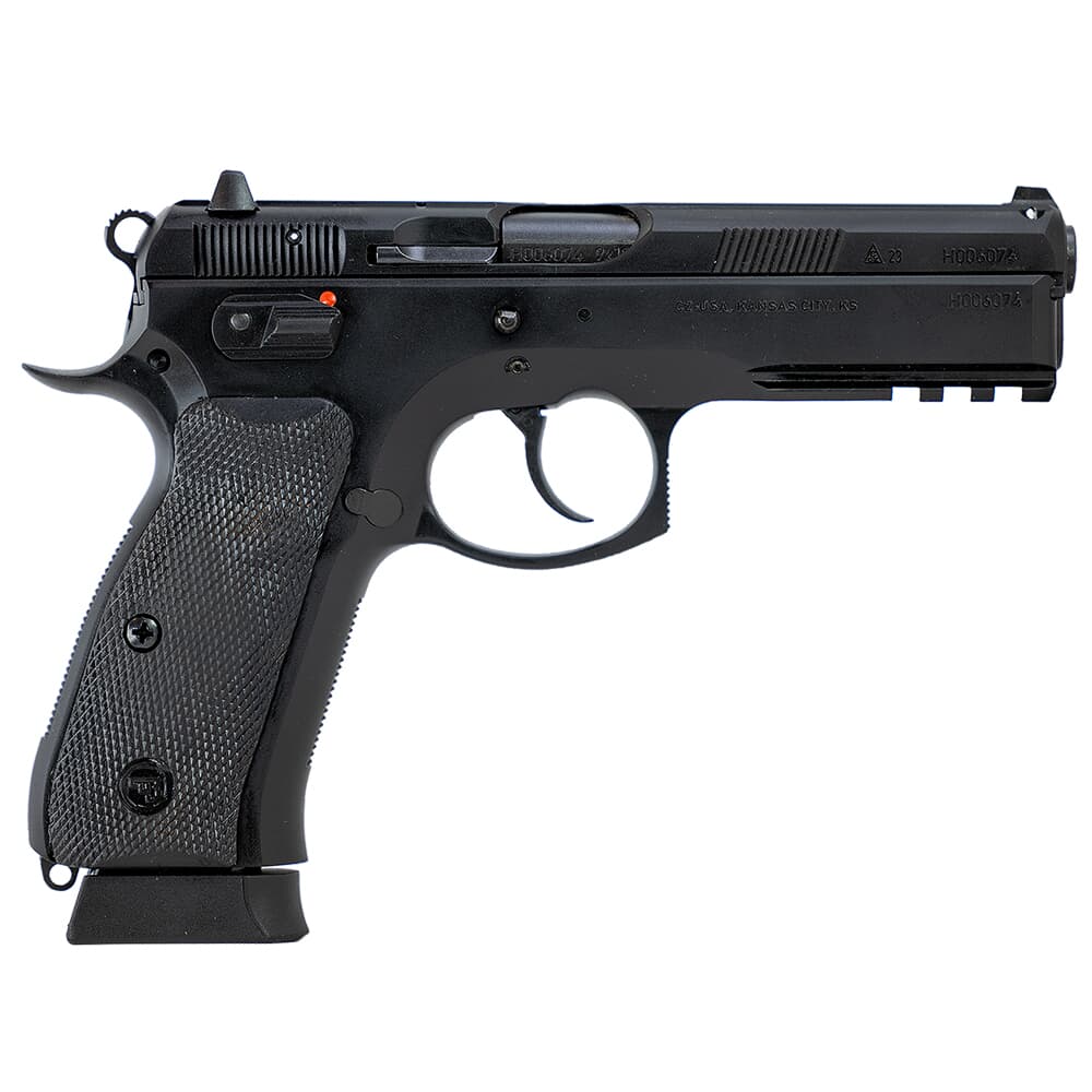 CZ-USA 75 SP-01 9mm Blk 19rd Handgun w/Luminescent Front/Rear Sights &amp; Manual Safety 89352
