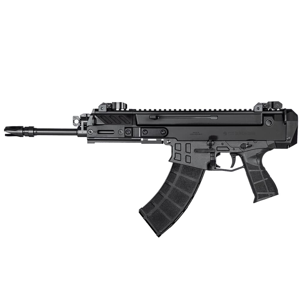 CZ-USA Bren 2 MS 7.62X39 30rd 11&quot; 5/8x24 Pistol w/Ambi Mag Release/Manual Safety, Iron Flip-Up Sights 91461