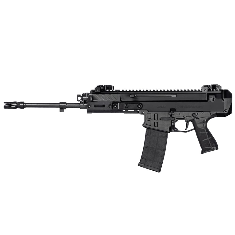 CZ-USA Bren 2 MS 5.56X45 30rd 14&quot; 1/2x28 Pistol w/Ambi Mag Release/Manual Safety, Iron Flip-Up Sights 91452