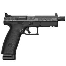 CZ-USA P-10 F Suppressor-Ready 9mm 10rd 1/2x28 Blk Handgun w/Polymer Frame, Nitride Slide, High Fixed Sights, 3 Back Straps, Rev Mag Catch 81543