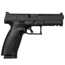 CZ-USA P-10 F Optics-Ready 9mm 19rd Blk Handgun w/Polymer Frame, Nitride Slide, Orange Night Sight Front/Blk Rear, 3 Back Straps, Rev Mag Catch 95150