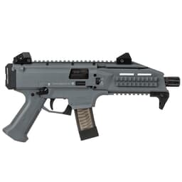CZ-USA Scorpion EVO 3 S1 9mm 20rd 7.72" 1/2x28 Pistol w/Battleship Grey Alum Adj Sights, Top/Bottom Rail, Ambi Manual Safety 91356