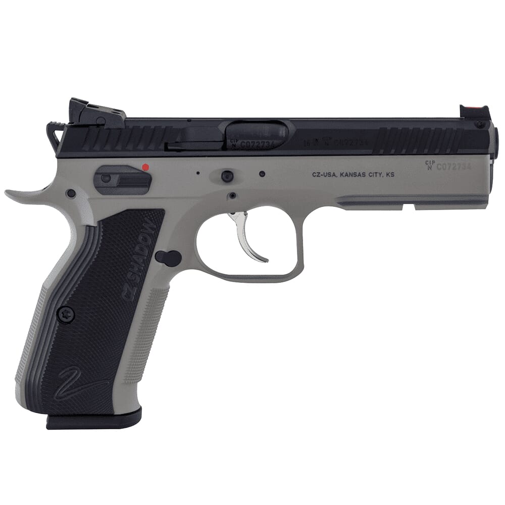 CZ-USA Shadow 2 9mm 17rd Urban Grey Handgun w/Polycoat Steel, FO Front ...