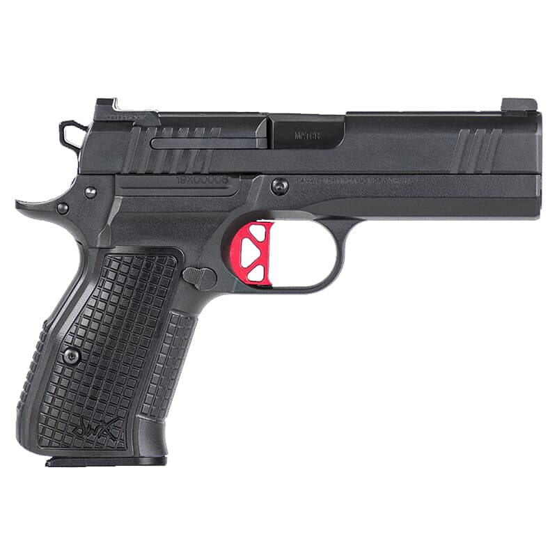 Dan Wesson DWX Compact 9mm 4" Bbl 15rd Pistol w/Front Tritium Night Sight, Henning Battlehook Rear Sight & Alum Grips 92102