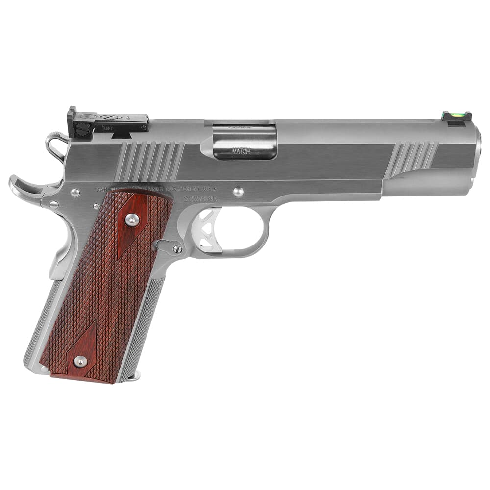 Dan Wesson Pointman 45 .45ACP SS Adj Rear/Fiber Optic Front, Wood Grips, 8rd Pistol 01943