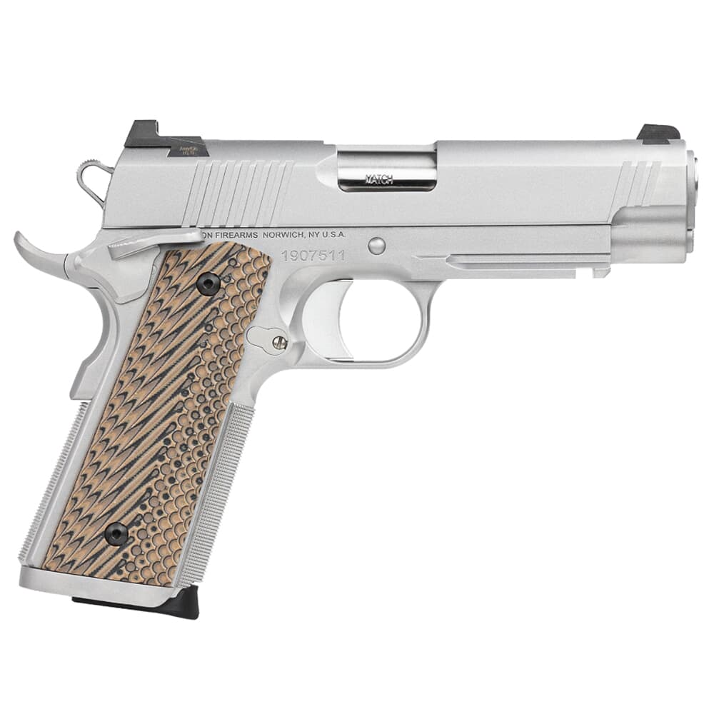 Dan Wesson Specialist Commander .45ACP SS, Fixed Trit Night Sights, Light Rail, Magwell, Ambi Safety, G10 Grips, 8rd Pistol 01809