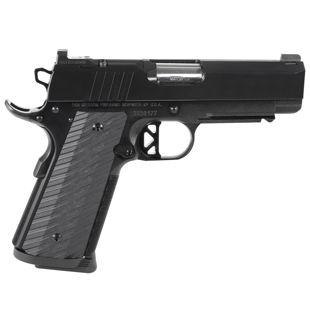 Dan Wesson TCP .45 ACP 4&quot; Bull Bbl 8rd Optics-Ready Pistol w/Brass Bead Front Sight, Serrated Rear Sight, Rail, Magwell &amp; G10 Grips 01798