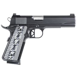 Dan Wesson Valor .45ACP Blk Duty Finish w/Front Trit Night Sight/Serrated U Notch Rear, Stan Chen Magwell, Ambi Safety, G10 Grips, 8rd Pistol 01823