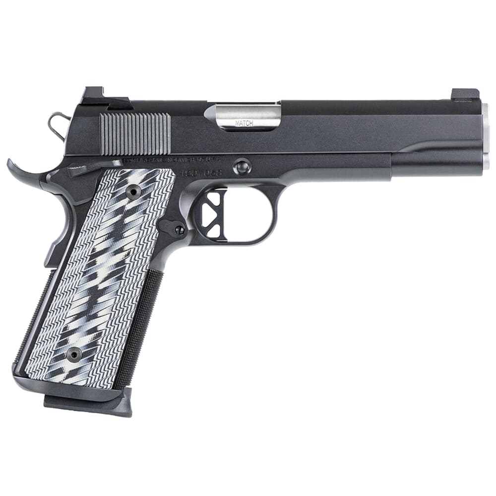 Dan Wesson Valor .45ACP Blk Duty Finish w/Front Trit Night Sight/Serrated U Notch Rear, Stan Chen Magwell, Ambi Safety, G10 Grips, 8rd Pistol 01823