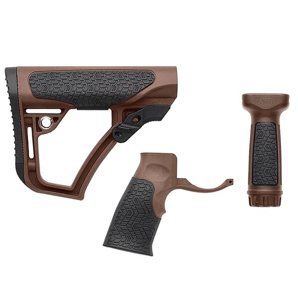 Daniel Defense Mil-Spec+ Collapsible Buttstock, Pistol Grip &amp; Vertical Foregrip Combo 28-102-06145-011