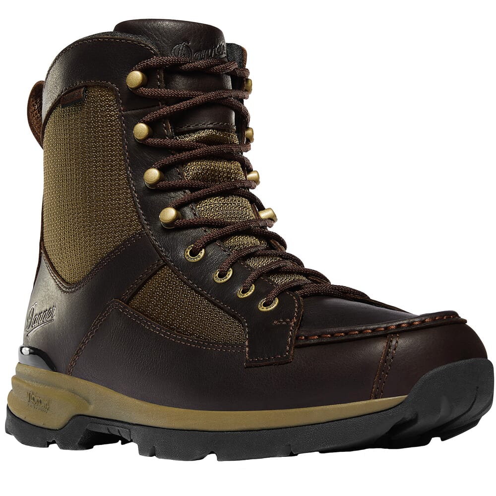 Danner Recurve 7" Brown/Olive Moc-Toe Size 9.5 D Hunting Boot 47614-09.5-D