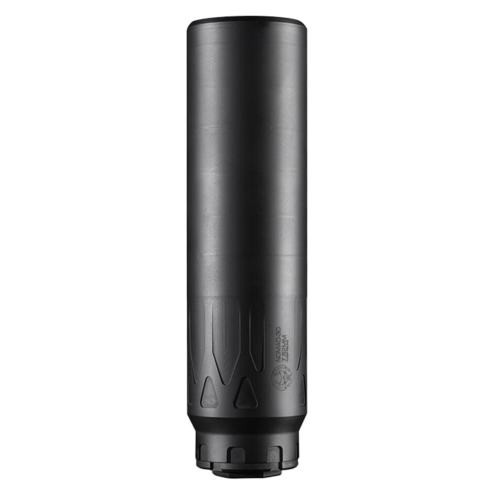Dead Air Nomad-30 7.62mm 6.5&quot; Silencer w/Direct Thread 5/8-24 HUB Mount NOMAD30