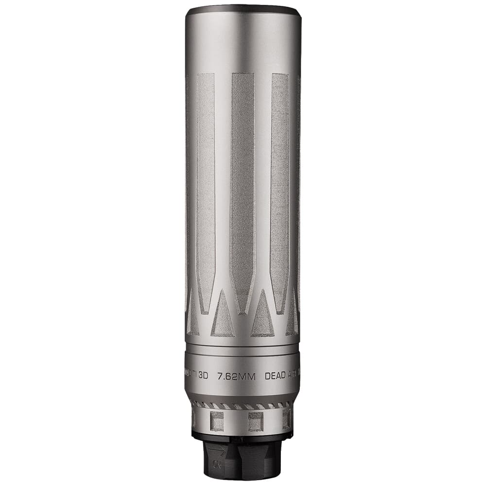 Dead Air Nomad Ti XC .30 Cal 7.03&quot; Silver Silencer w/Xeno Adapter (NFA) NOMADTIXCXENOSIL