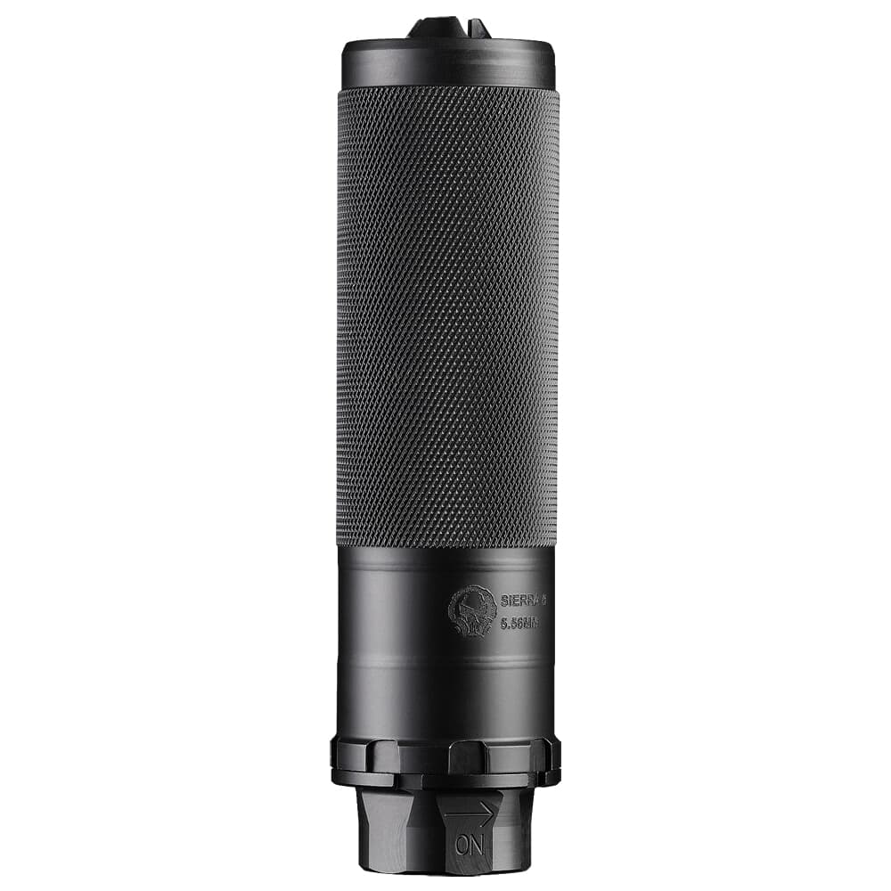 Dead Air Sierra-5 5.56/.223 5.72&quot; Silencer w/Xeno Adapter &amp; 1/2-28&quot; Xeno FH SIERRA5XM