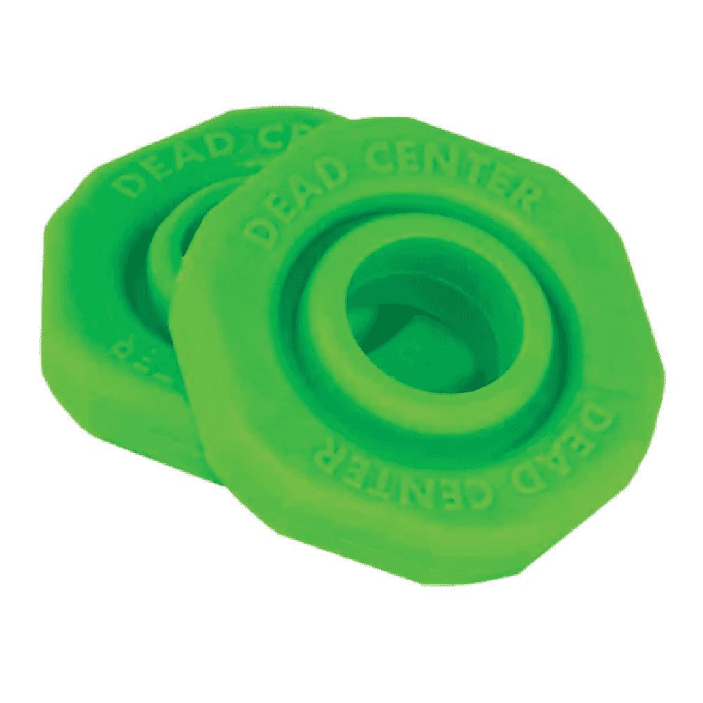 Dead Center Stabilizer Silencer for 5/8" Stabilizers 2/pk Green DC-SS-5/8-GRN