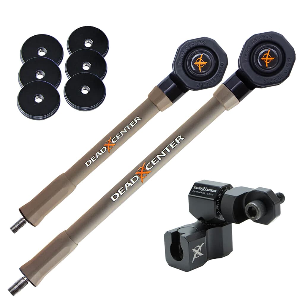 Dead Center Dead Level Hunter Verge Lite 12&quot; &amp; 9&quot; Tan Stabilizers DLHVRGL-12-9-TAN