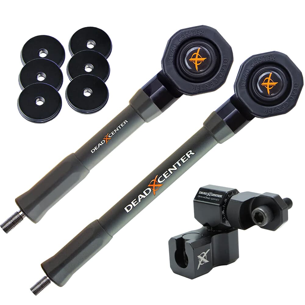 Dead Center Dead Level Hunter Verge Lite 9&quot; &amp; 7&quot; Grey Stabilizers DLHVRGL-9-7-GRY