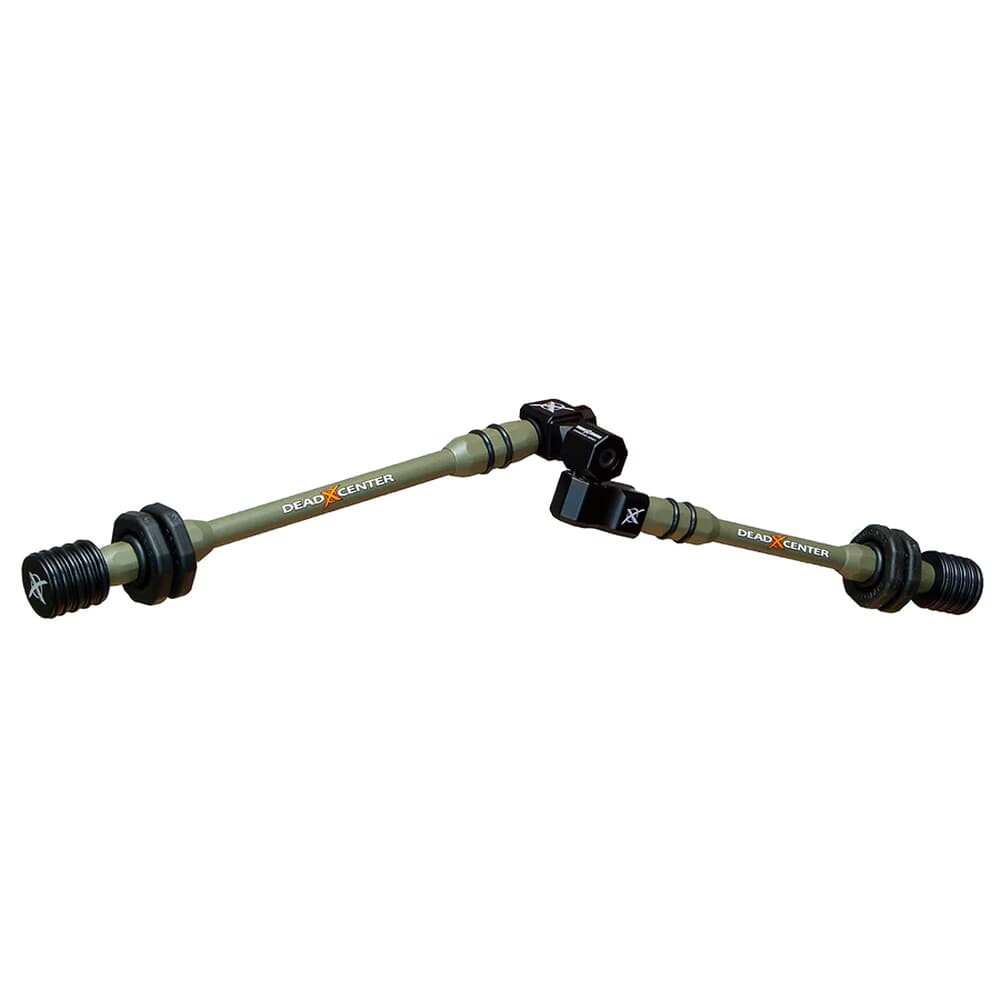 Dead Center Dead Level Hunter XS 10&quot; &amp; 8&quot; Green Stabilizers DLHXS-10-8-GRN