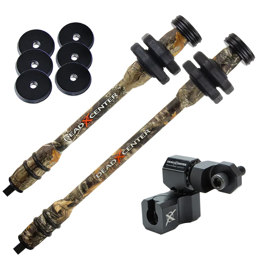 Dead Center Dead Level Hunter XS Lite 10&quot; &amp; 8&quot; Realtree Edge Stabilizers DLHXSL-10-8-RTED