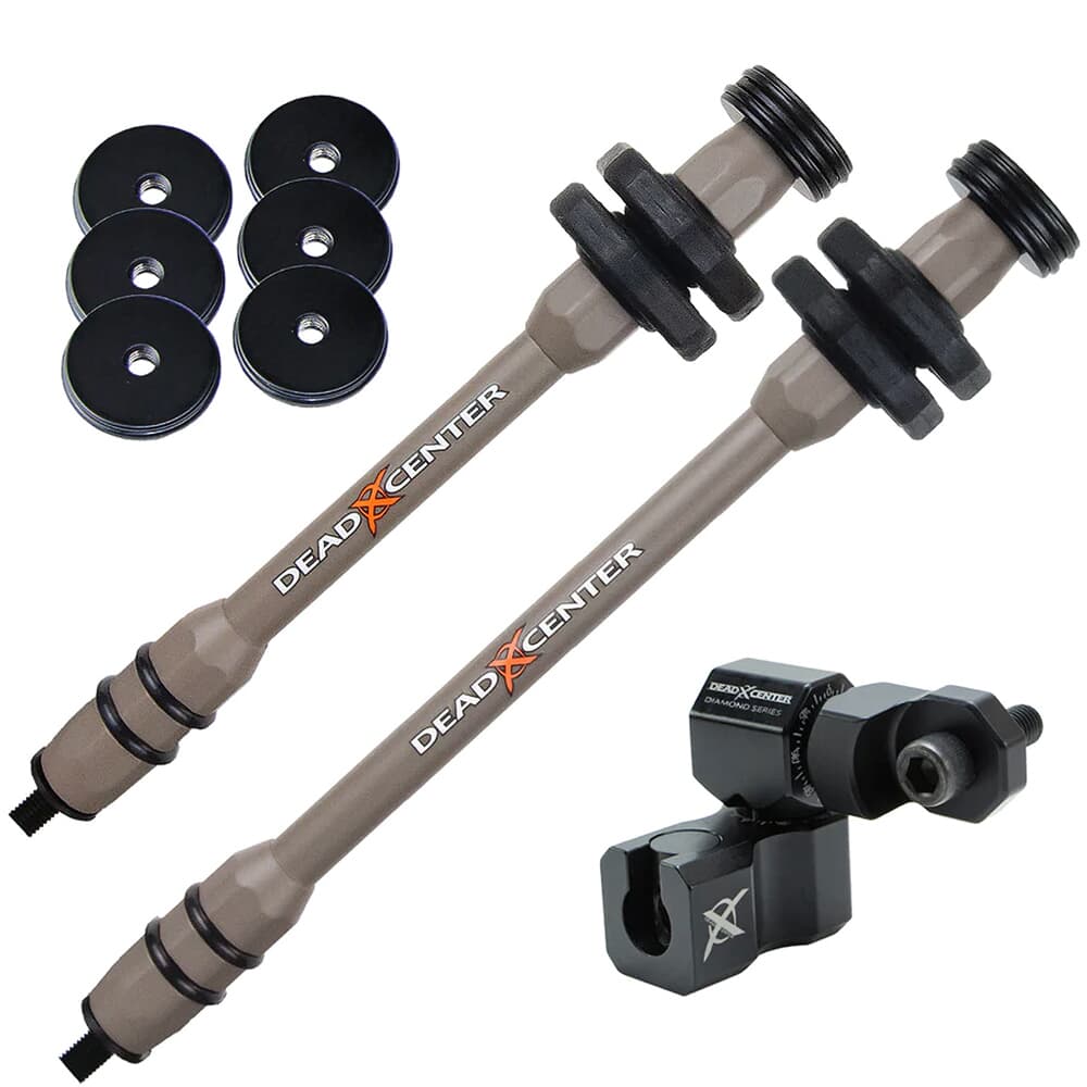 Dead Center Dead Level Hunter XS Lite 10&quot; &amp; 8&quot; Tan Stabilizers DLHXSL-10-8-TAN