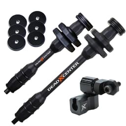 Dead Center Dead Level Hunter XS Lite 8" & 6" Black Stabilizers DLHXSL-8-6-BLK