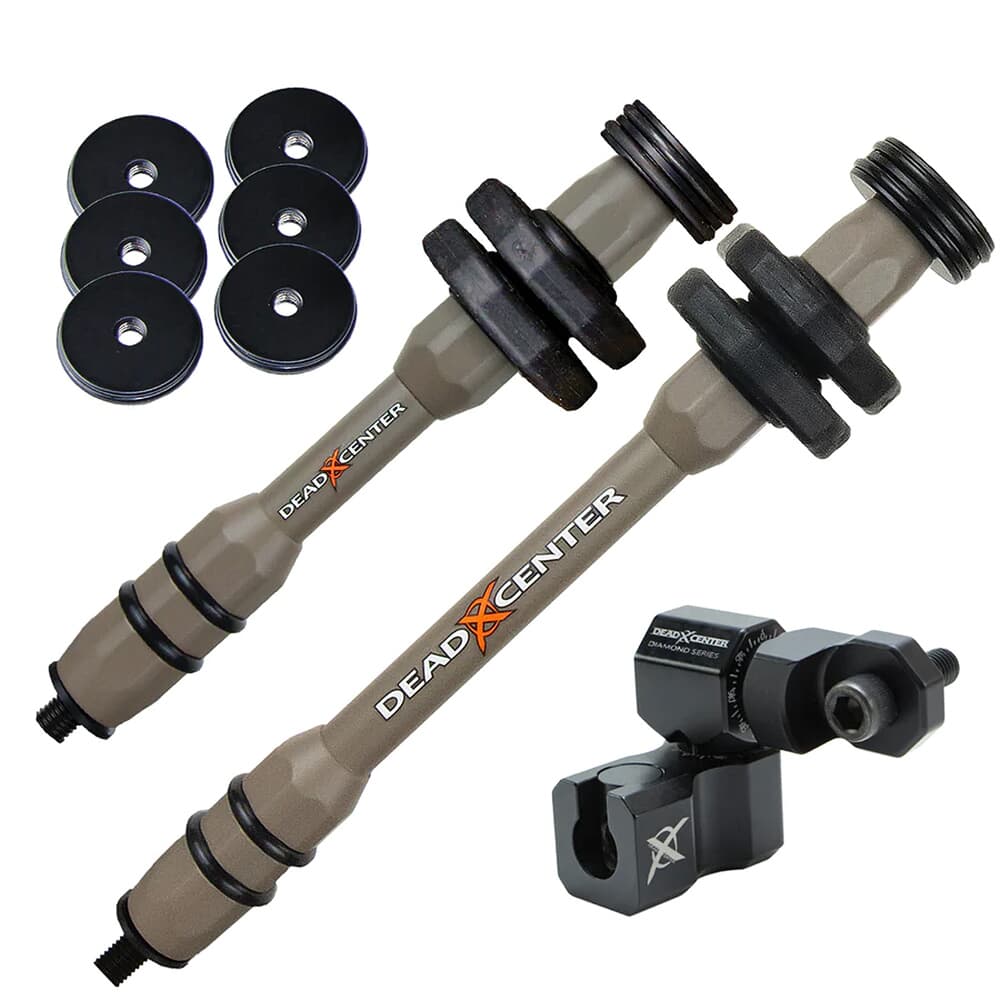 Dead Center Dead Level Hunter XS Lite 8&quot; &amp; 6&quot; Tan Stabilizers DLHXSL-8-6-TAN