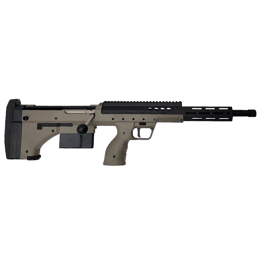 Desert Tech SRSA2 Covert 6.5 Creedmoor 18" 1:8" 5/8x24" Bbl 6rd Black/FDE Bolt-Action Rifle SRS-RF-C-D18R-BF