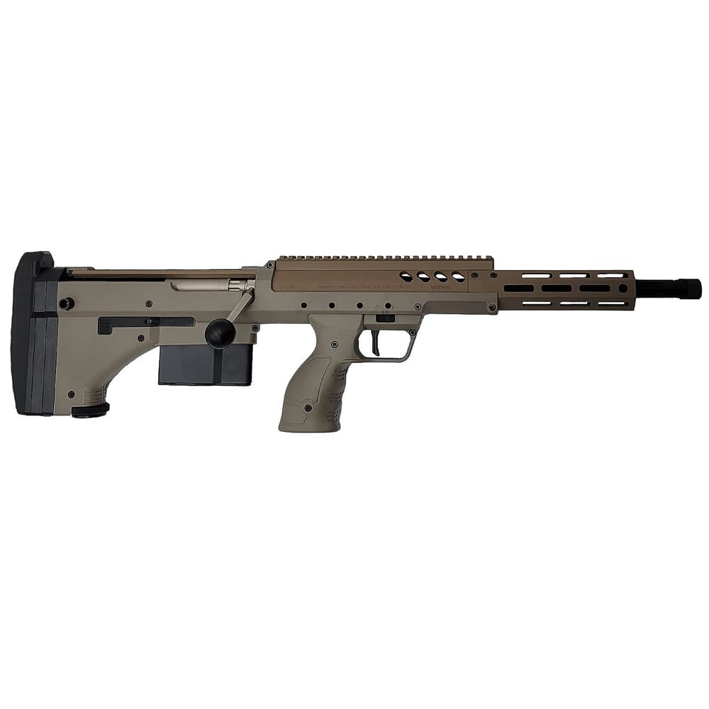 Desert Tech SRSA2 Covert 6.5 Creedmoor 18" 1:8" 5/8x24" Bbl 6rd FDE Bolt-Action Rifle SRS-RF-C-D18R-FF