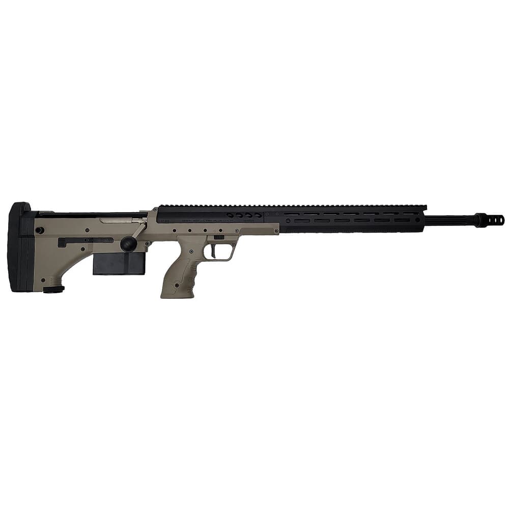 Desert Tech SRSM2 Standard .338 Lapua Mag 26" 1:9" 3/4x24" Bbl 5rd Black/FDE Bolt-Action Rifle SRS-RF-M-G26R-BF