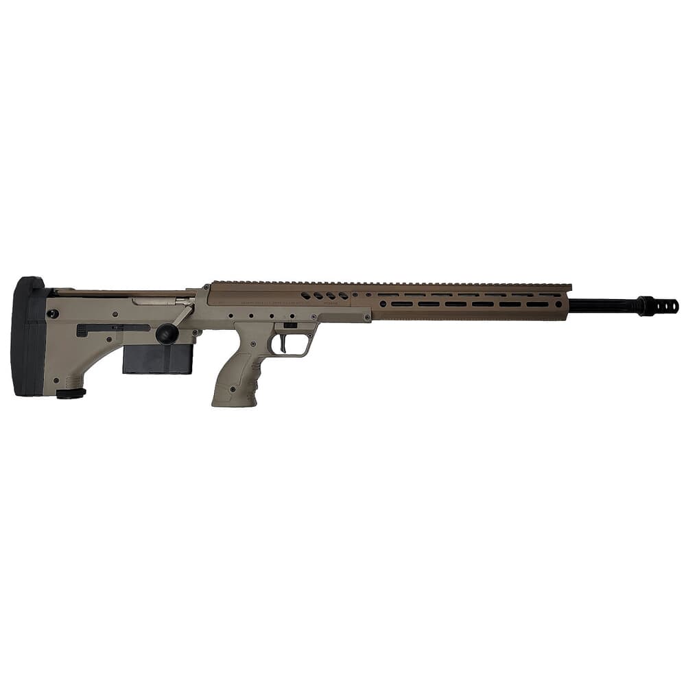 Desert Tech SRSM2 Standard .338 Lapua Mag 26&quot; 1:9&quot; 3/4x24&quot; Bbl 5rd FDE Bolt-Action Rifle SRS-RF-M-G26R-FF