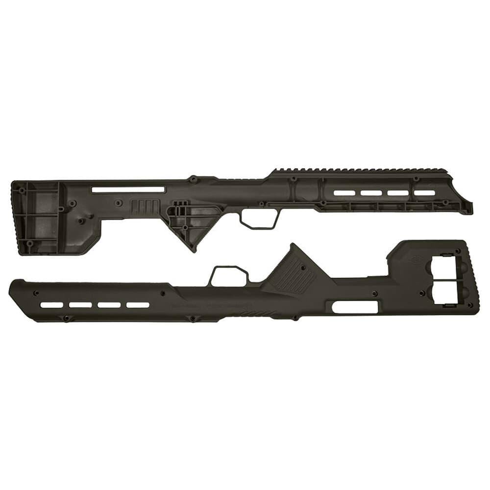 Desert Tech Trek-22 Ruger 10/22 OD Green M-LOK Stock Kit w/Integral Optics Rail &amp; Mag Storage TRK-22-GRN