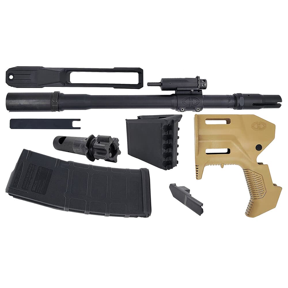 Desert Tech WLVRN 5.56 NATO/.223 Rem Micron 11.5&quot; 30rd Side-Ejection FDE Conversion Kit WLV-CK-B1130-F