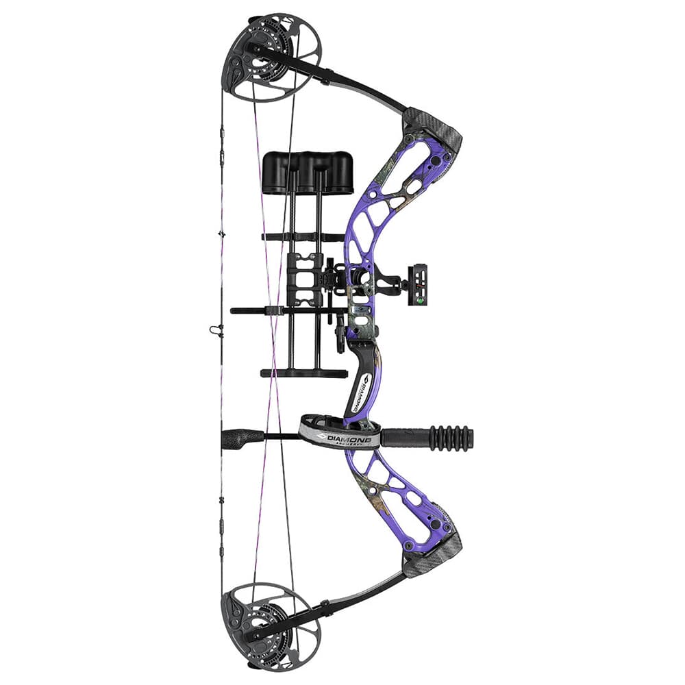 Diamond Archery Edge 320 LH 7-70# Purple Blaze Bow w/Pkg A13804