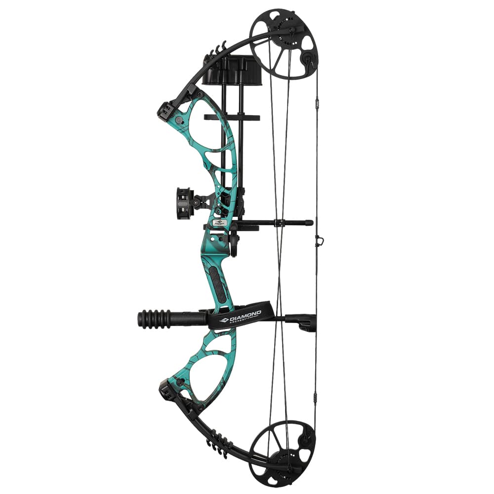 Diamond Archery Edge XT RH Teal Country Roots Bow A10961