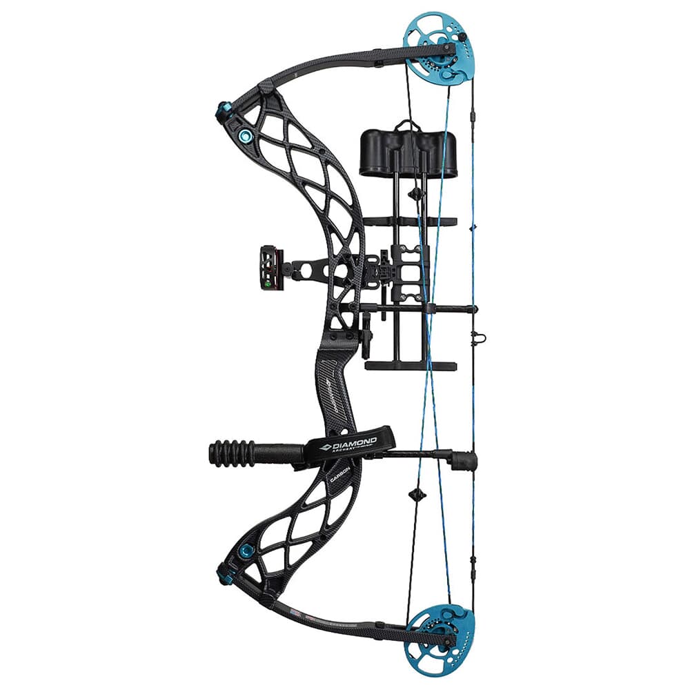 Diamond Archery Carbon Knockout RH 40# Black RAK EQ Bow B13382