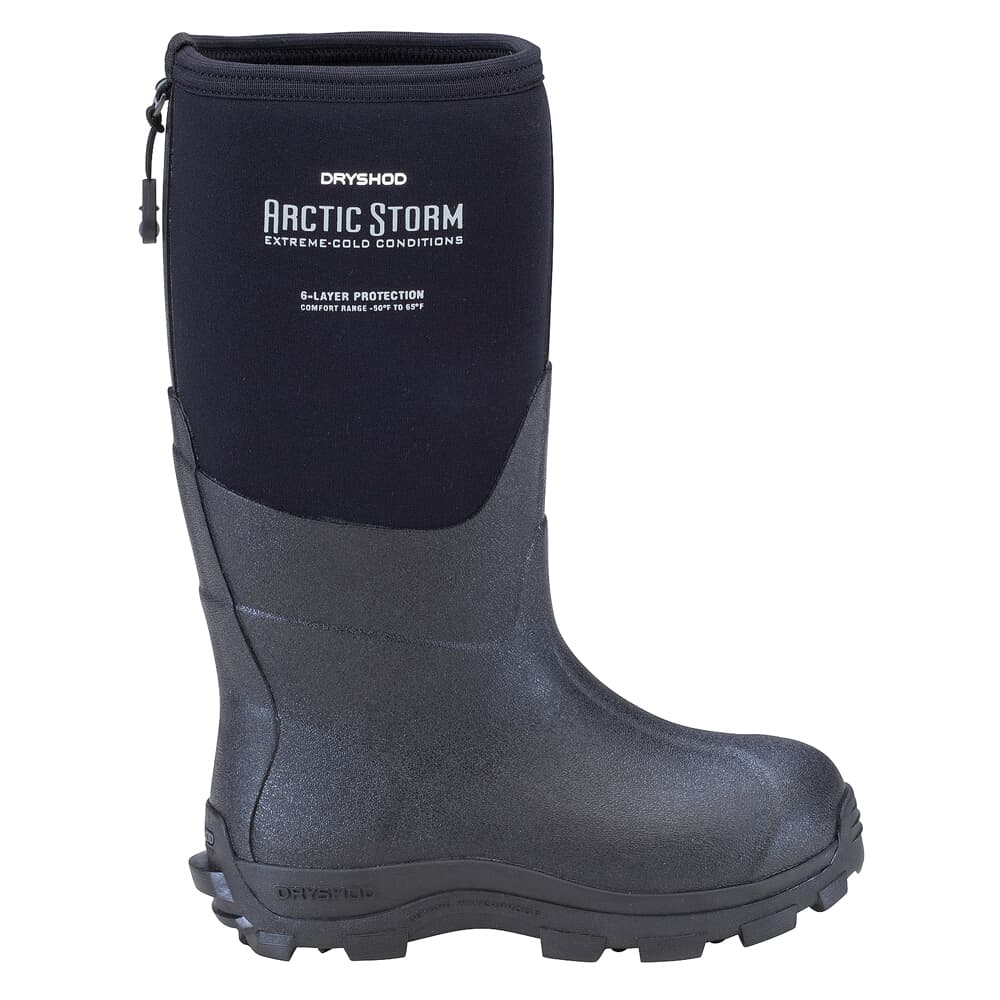 Dryshod Arctic Storm Kids Black/Grey Boots ARS-KD-BK