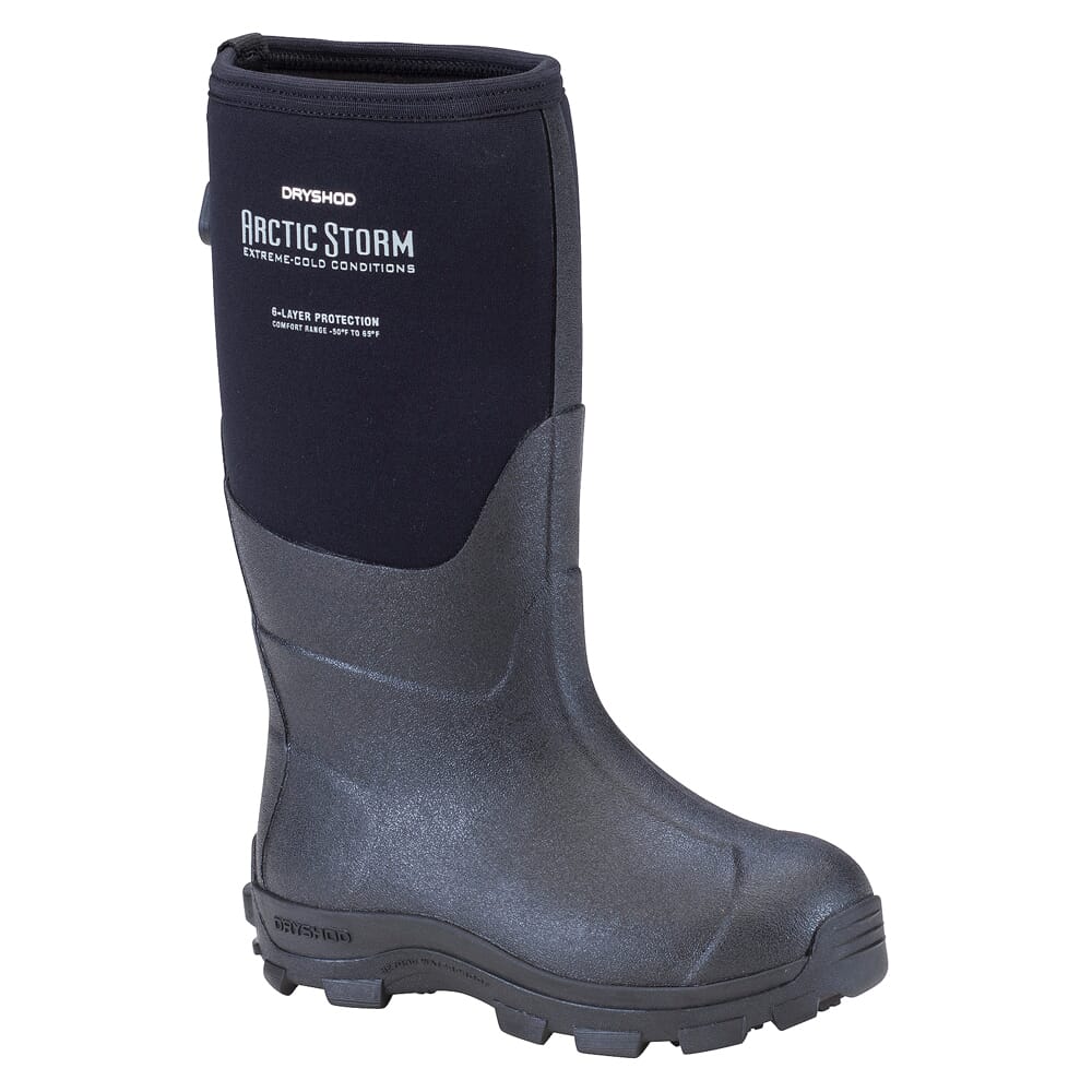 Dryshod Arctic Storm Kids Size 3 Black/Grey Outdoor Winter Boots ARS-KD-BK-Y03
