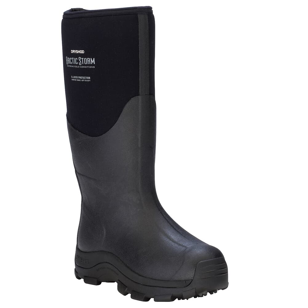 Dryshod Arctic Storm Hi Size 7 Blk/Gry Outdoor Sport Boots ARS-MH-BK-07