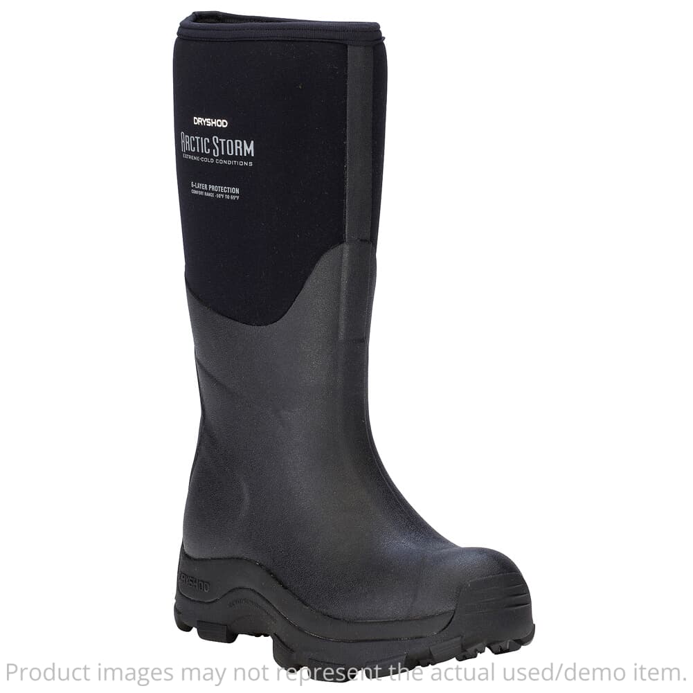 USED Dryshod Women's Arctic Storm Black/Grey Size 11 Boots ARS-WH-BK-W11 - Light Wear USED9560