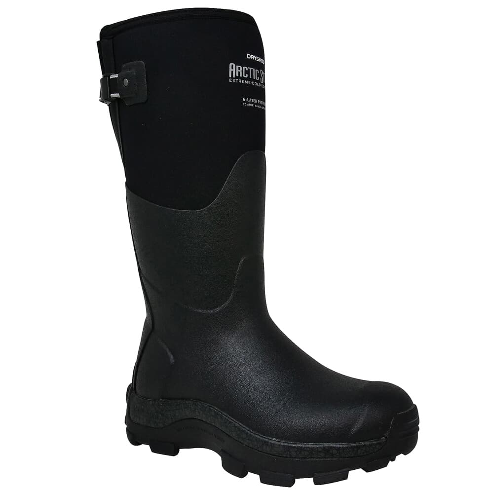 Dryshod USED Women's Arctic Storm Gusset Black/Grey Size 10 Boots ARSG-WH-BK-W10 - Damaged Box - Like New UA6279