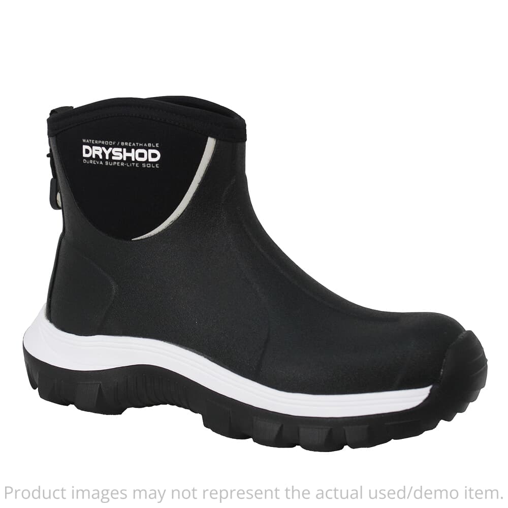 USED Dryshod Evalusion Ankle Boot Black/White Size 10 Boots EVA-MA-BLK-M10 - Excellent Condition USED8863